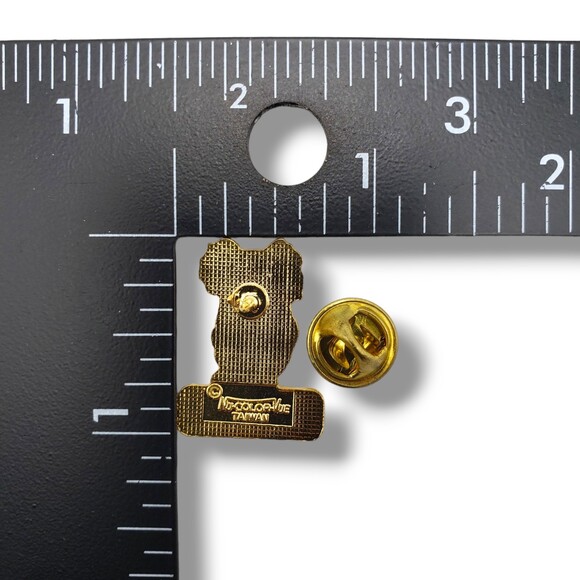 Vintage Gold Tone Koala Australia Lapel Brooch Pin Retro Tourist - Picture 6 of 6